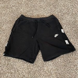 Black Nike Sweat Shorts